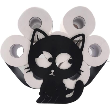 papier toilette en forme de chat Organisateur original pour