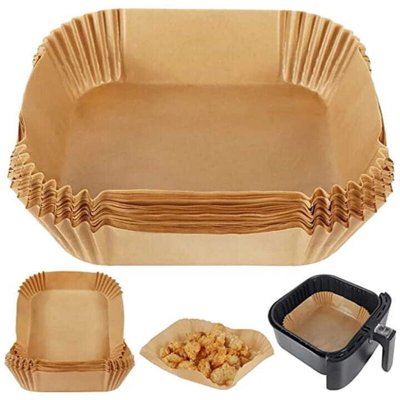 Papiereinlagen Für Fritteuse, Quadratisch, 16 Cm, 100 Stück, Klausberg Kb-7781