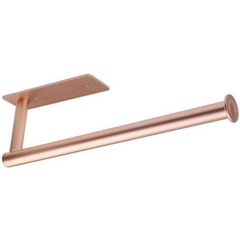 Papierhalter, Toilettenpapierhalter, Spender und Wandaufhänger für Bad und Küche, Roségold