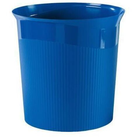 Papierkorb Re-LOOP 28,8 x 28,7 cm (D. x H) 13l Polypropylen 100 % recycelt Farbe: blau 1 Sortierfach