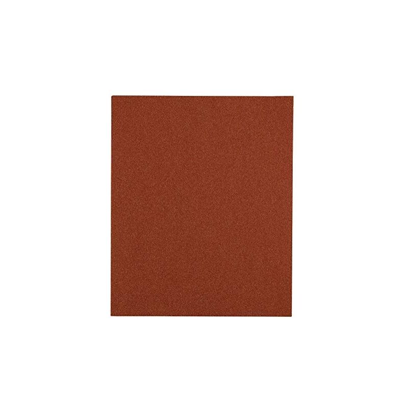 KWB - 800424 lot de 5 feuilles de papier abrasif pour bois, couleur et spatule 230 x 280 mm soudées korn K-240