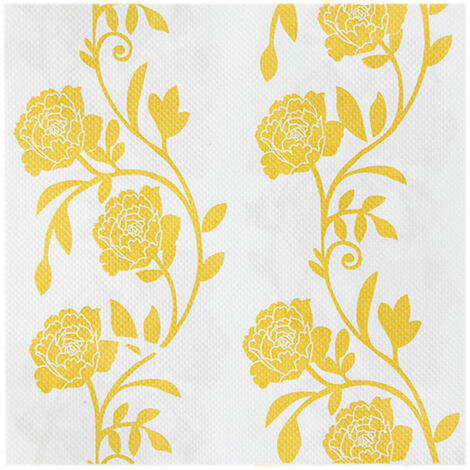 Papierservietten mit Blumenmuster, 60 Stück, Einweg, ideal für Snacks, Sommeressen, Hochzeiten, Geburtstage, Mädchenpartys und als Tischdekoration.
