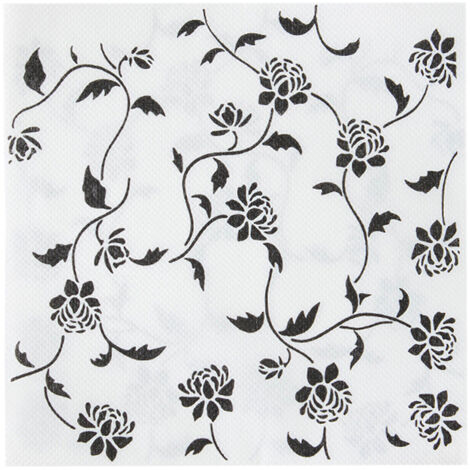 Papierservietten mit Blumenmuster, 60 Stück, Einweg, ideal für Snacks, Sommeressen, Hochzeiten, Geburtstage, Mädchenpartys und als Tischdekoration.