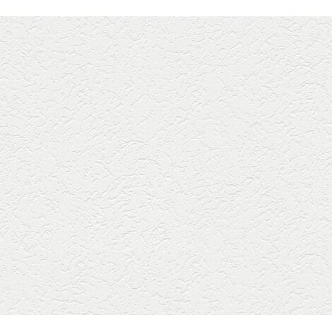 Papiertapete Weiß Uni Tapete Einfarbig Ansatzfrei  Simply White 4
