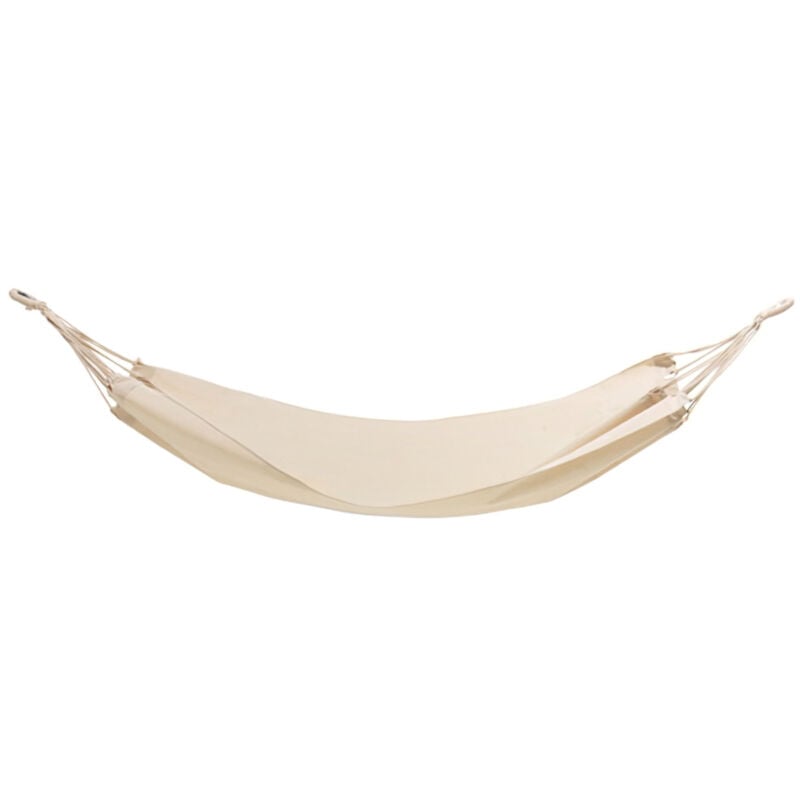 Hamac suspendu couleur naturel 200x100 cm.