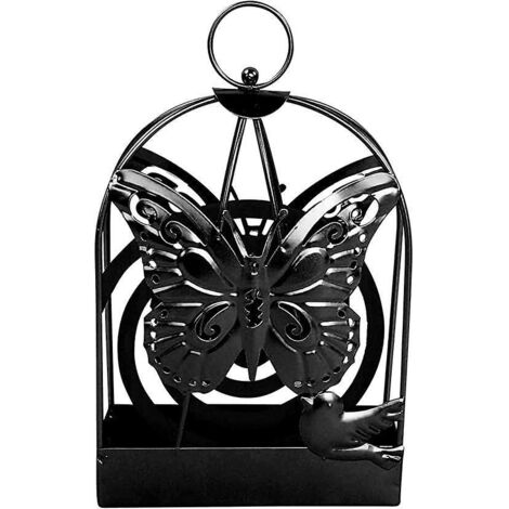 papillon Noir , Support De Bobine De Moustique, Porte-encens Anti Moustique, Bobine Moustique Mtal Support, Anti Moustique Porte Encens En Acier I