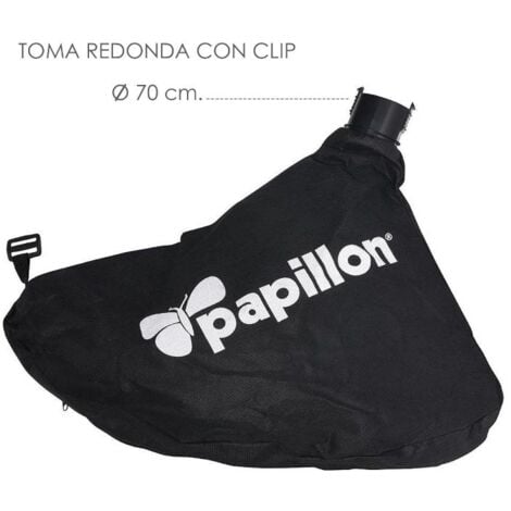 PAPILLON papillon bolsa para aspirador soplador 96721 , Papillon bolsa para aspirador soplador 96721- Material textil.- Color negro.- Vaciado mediante cremallera.