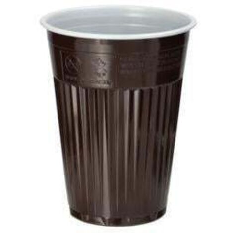PAPSTAR Thermobecher 90349 0,18l PS braun 100St.