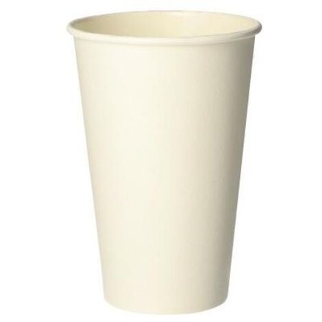 PAPSTAR Trinkbecher pure 87458 Pappe 0,3l weiß 50 St./Pack.
