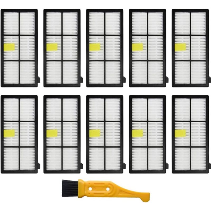 Paquet de 10 filtres HEPA pour aspirateur Robot Roomba série 800 900 860 870 871 880 960 980