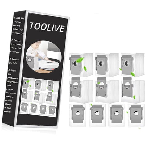 Kit de 11 Accessoires pour Aspirateur iRobot Roomba i7 i7Plus E5 E6 E7 (4  filtres, 6 brosses latérales, 1 jeu de brosses en caoutchouc) Hobby Tech