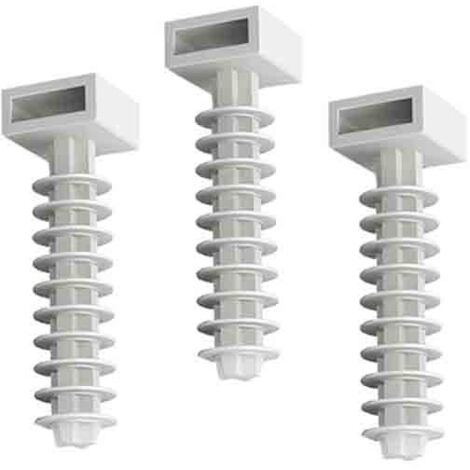 Paquet de 100 bouchons, blancs, n° 8, pour bride  48183