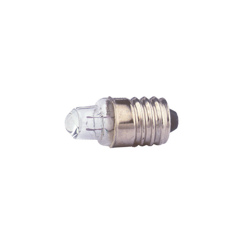 Electro Dh - Paquet de 100 pcs Ampoules à filament fileté E10 Verre avec loupe 3 v . 12.355/3/0.3 8430552021055
