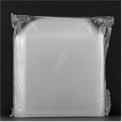 Paquet De 100 Sachets Plastiques Transparents Pour Boîtiers De Cd Dvd 100 Microns