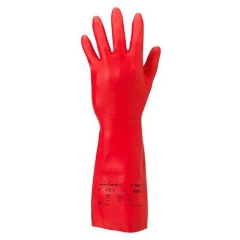Paquet de 12 Paires de Gants Nettoyage Nitrile ANSELL Alphatec Solvec Résistant Aux Produits Chimiques Taille 10 - 37900