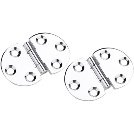 Paquet de 2 charnières en cuivre à 180° pour table de couture pliable
