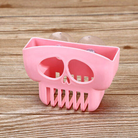 Paquet de 2 en plastique évier de cuisine Caddy porte-éponge porte-brosse vaisselle porte-serviette évier de cuisine organisateur vaisselle éponge Caddy（rose）