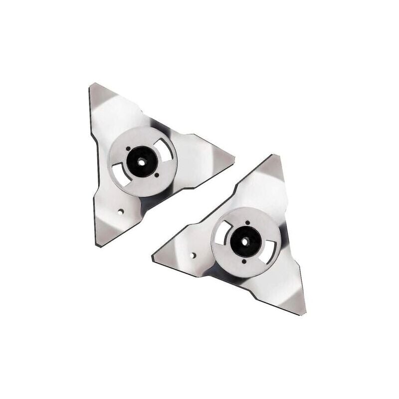 Paquet de 2 lames de rechange pour robot tondeuse à gazon Robomow rs ts ms rc tc mc modèles en acier inoxydable xh