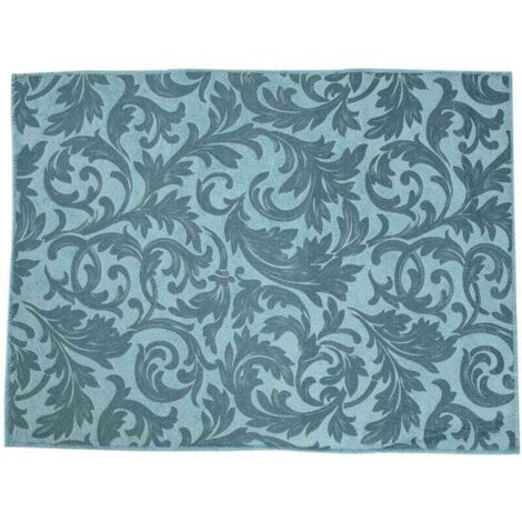 Paquet de 2 Tapis SéChage Vaisselle Absorbant Lavables en Machine pour Comptoir Cuisine Grand (Vigne Bleue)