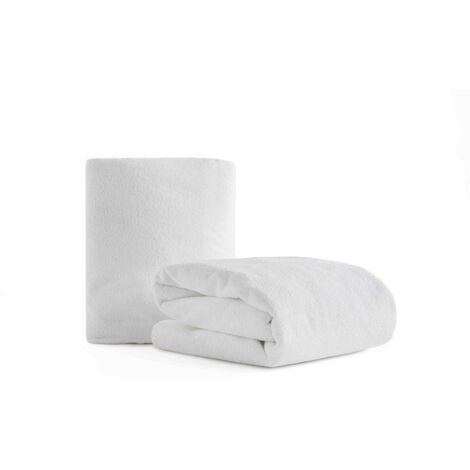 Paquet de 2 unités. Protège-matelas imperméable pour berceau bébé. Tissu éponge absorbant, respirant et antibactérien. (Pack 2 Unités - 60x120 cm)