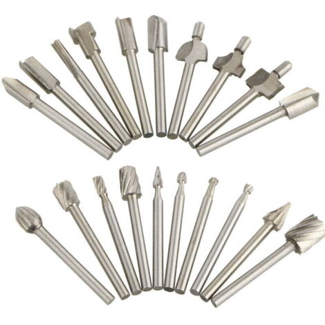 Paquet de 20 fraises de coupe en carbure de tungstène Dremel forets meuleuse rotative QttvbTna