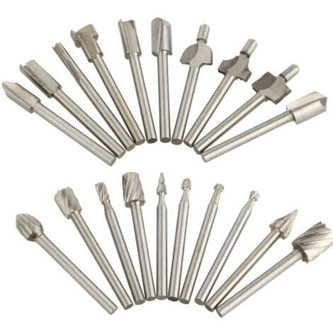 Paquet de 20 fraises de coupe en carbure de tungstène Dremel forets meuleuse rotative QttvbTna