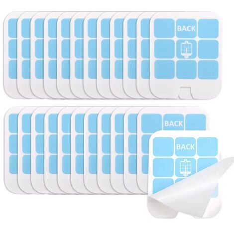 Paquet de 24 cartes de réponse Safer Home SH502, tableau de fixation DT3005W, carte adhésive