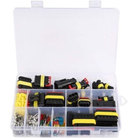 Paquet de 240 bornes de connecteur de fil étanches personnalisées pour moto camion voiture comprend 1/2/3/4/5/6 branche fusible Standard Mini jeu de fusibles