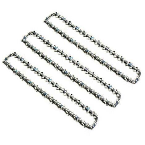 Paquet De 3 Chaînes De Tronçonneuse 20 Pouces Angle Droit 325 063 38 Lames 76 Maillons Pour Scies À Huile