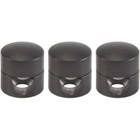 Paquet de 3 Crochets Plafond pour Suspension de Plafonnier Lampe DIY Noir Fixation Plafond