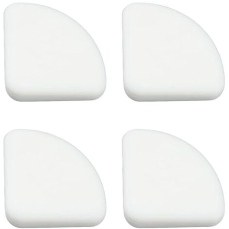 [Paquet de 36] Pare-chocs pour bébé à bords fins, protections d'angle et meubles, tables, fenêtres, lits, etc. (Blanc)-Protection du bureau