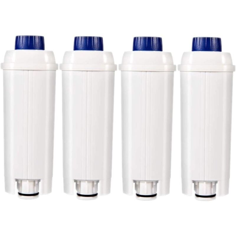 SNQ - Paquet de 4, remplacement de filtre à café, pour filtres DeLonghi DLSC002, dls C002, compatible avec ecam, esam, etam, bco, ec -