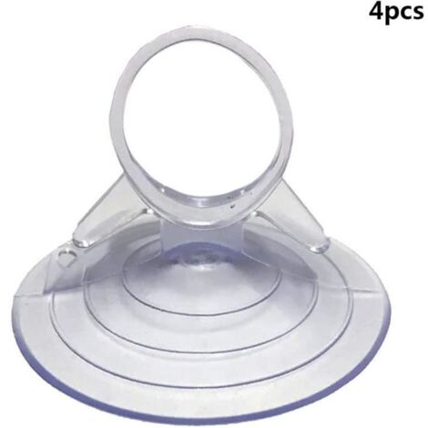 Paquet de 4 ventouses en Plastique avec Ventouse pour Crochet Pare-Soleil pour Voiture