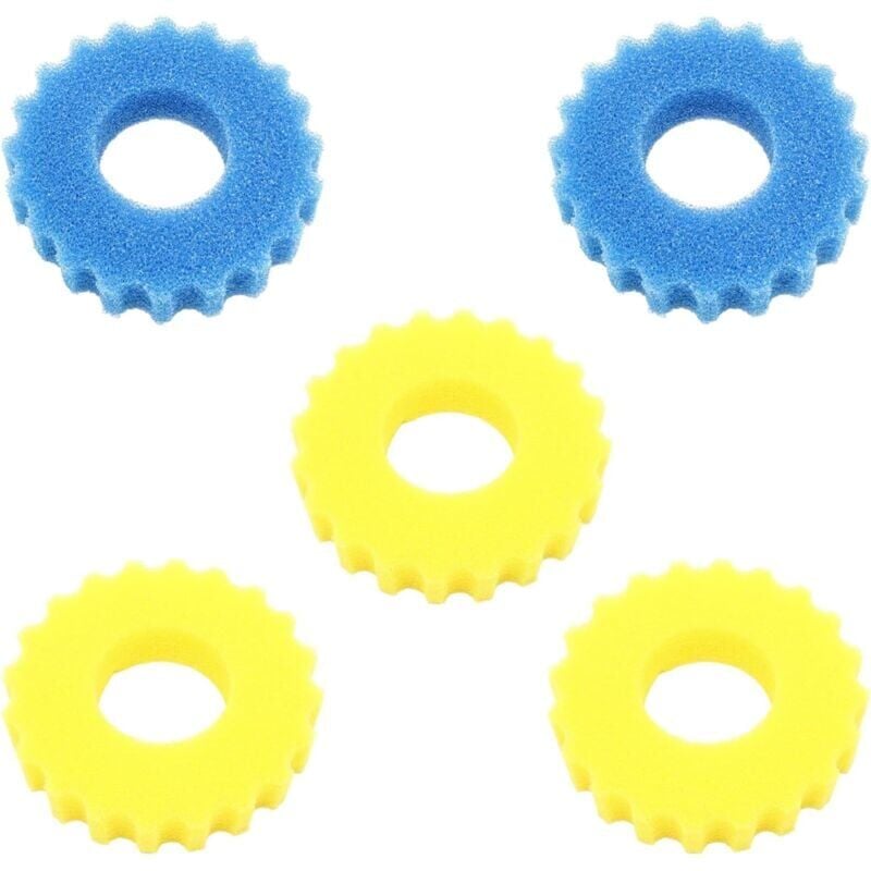 SNQ - Paquet de 5 CPF/CPA-10000 Mousse pour filtre de bassin extérieur Compatible avec l'éponge de filtre de bassin SunSun Éponge de filtre à haute