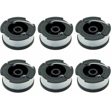 Paquet de 6 Bobines A6481 A6485 pour Black Decker Coupe Bordures-LIAIKI