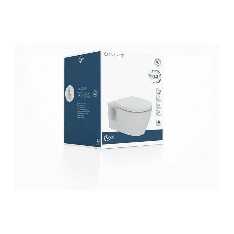 

Paquete combinado de inodoro suspendido CONNECT 360 x 540 x 340 mm blanco IDEAL STANDARD