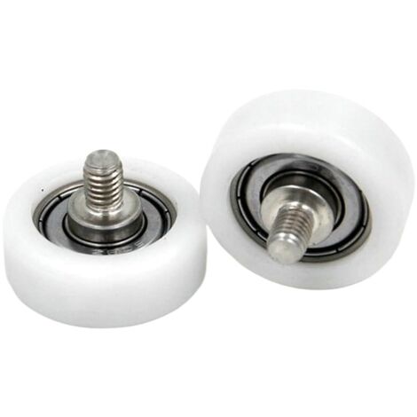 Paquete de 1 rodamiento de plástico M6, 26 mm de diámetro, 26 x 7 mm, 5 piezas