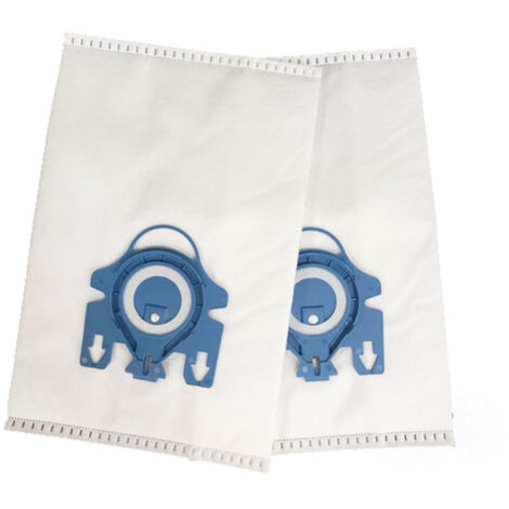 Paquete de 10 bolsas de repuesto para aspiradoras, bolsa de tela no tejida, accesorios para aspiradoras, filtro de algodón, color azul