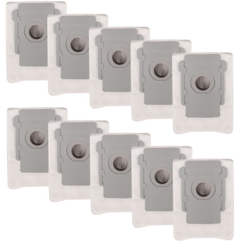 Paquete de 10 bolsas para aspiradoras iRobot Roomba i7, i7+/Plus (7550), i3+, i6+ (6550), i8+ (8550), s9+ (9550) y de las series I y S. Bolsas de repuesto.