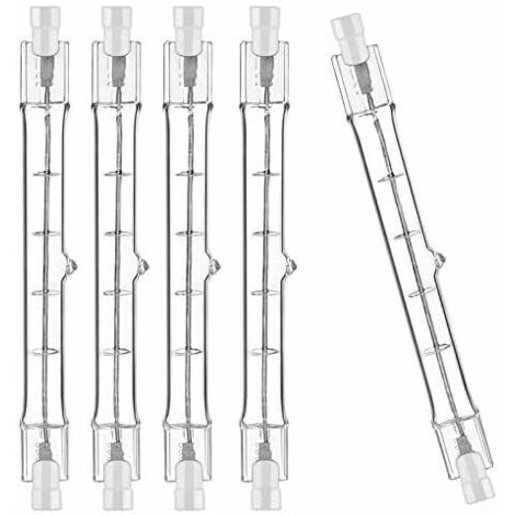 Paquete de 10 bombillas halógenas R7s de 118 mm, 200 W, CA 220-240 V, regulables para el hogar, el trabajo y la iluminación de la calle.