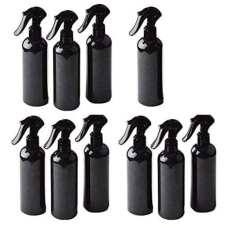 Paquete de 10 botellas pulverizadoras de plástico multifuncionales de 300 ml para aceites esenciales, perfumes y envases portátiles - KZQ