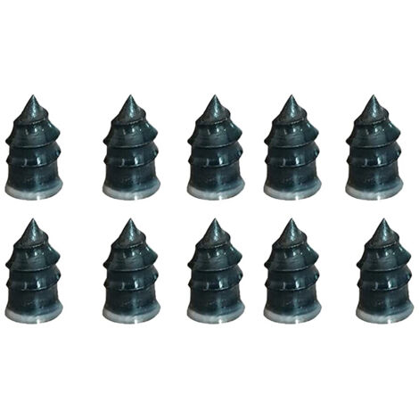 Paquete de 10 clavos para reparar neumáticos, herramienta de reparación rápida y eficaz, sin dañar los neumáticos, tamaño S.