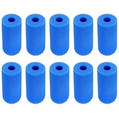 Paquete de 10 esponjas filtrantes tipo A, filtros de espuma para spas, filtros de espuma para piscinas, cartuchos de filtro de espuma, reutilizables y lavables, para spas y piscinas.