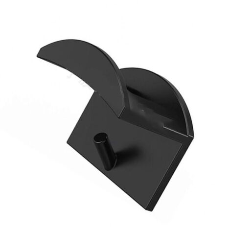 Paquete de 10 ganchos adhesivos para sombreros, modernos y transparentes, de pared, con un diseño minimalista y resistente.