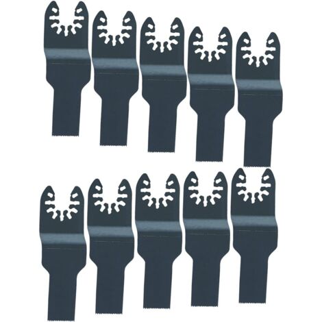 Paquete de 10 hojas de sierra para multiherramientas. Accesorios para herramientas eléctricas multiherramienta como Fein, Dremel, Bosch, Makita, Dewalt y Black & Decker.