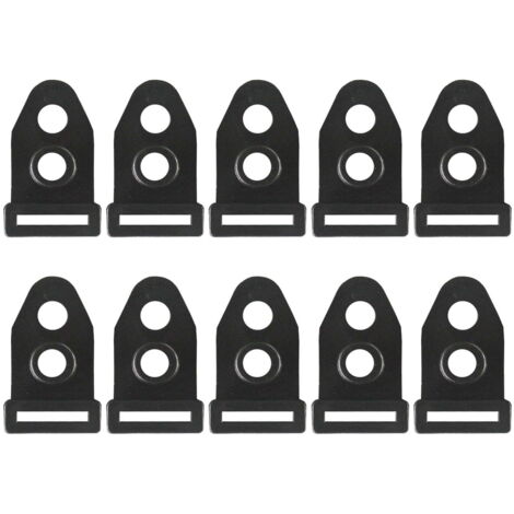 Paquete de 10 postes de fijación al suelo para tiendas de campaña al aire libre, clips para postes, accesorios de camping, mejorador de estabilidad para tiendas de campaña