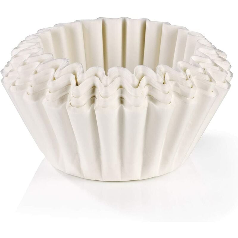 Paquete De 100 Bolsas De Filtro Universales Originales Para Cesta De Filtro De 10 Tazas | Sabor Neutro | Filtro De Papel Para Cafeteras Con Filtro De