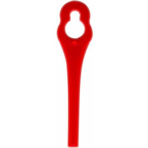 Paquete de 100 cuchillas de plástico de repuesto para desbrozadora Florabest LIDL FRTA 20 A1, FAT 18B3, FRT18A