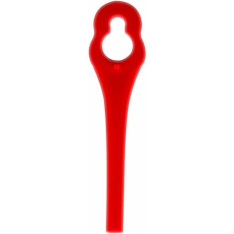 Paquete de 100 cuchillas de plástico de repuesto YMYNY para recortadoras de césped Florabest LIDL FRTA 20 A1, FAT 18B3 y FRT18A