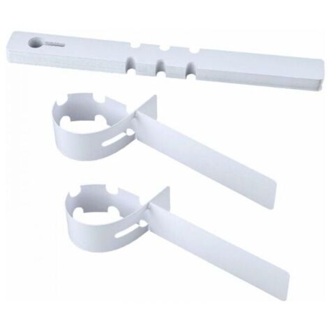 Paquete de 100 etiquetas de plástico para árboles de plantas, 2 x 21 cm, etiquetas para embalaje de plantas (blancas)